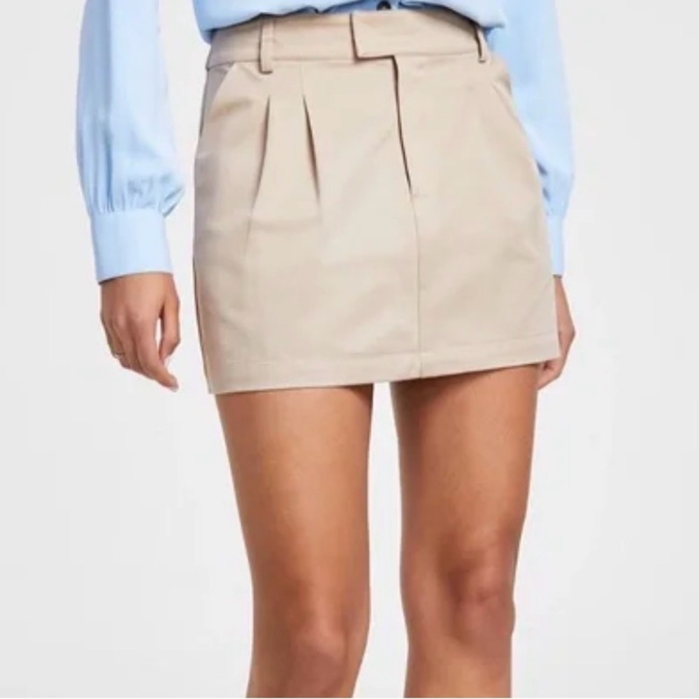 SFERRA Casual Beige Mini Skirt